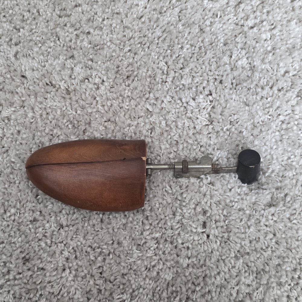 Vintage Wooden Shoe Tree - Brown